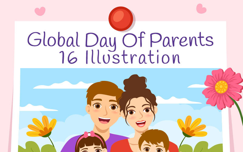 16 Giornata Mondiale dei Genitori Illustrazione