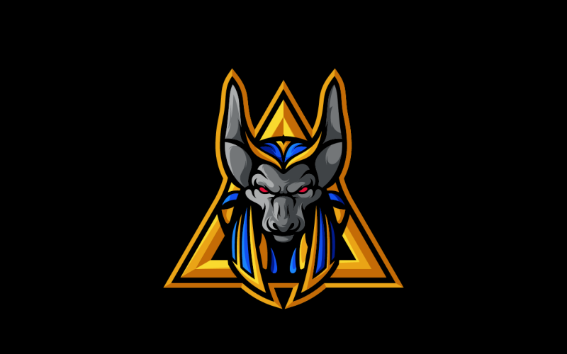 Anubis Mascot Logo Design Vector 322198 TemplateMonster