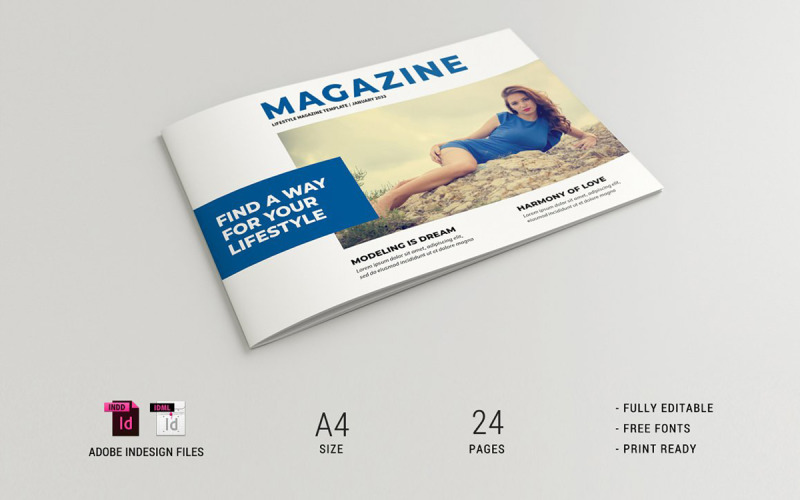 Lifestyle Magazine Mall (24 sidor, A4)