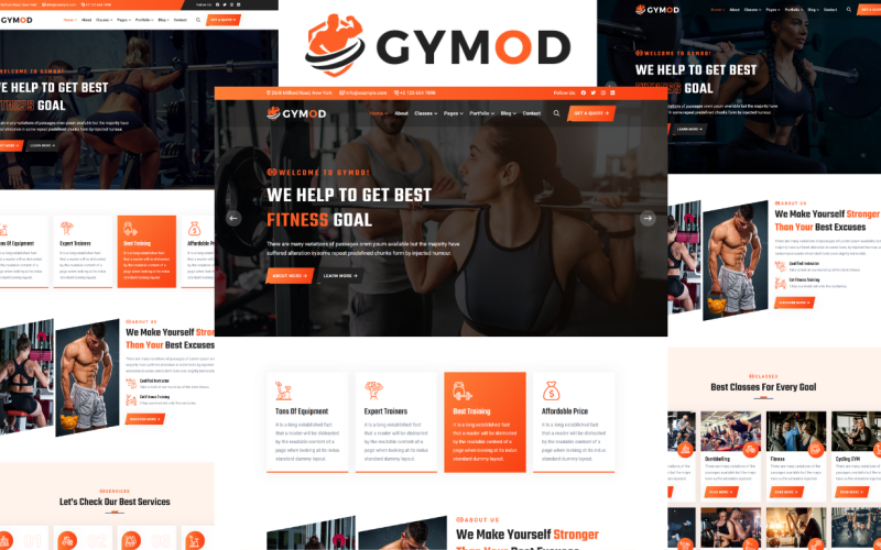 Gymod - Modello HTML5 per palestra e fitness