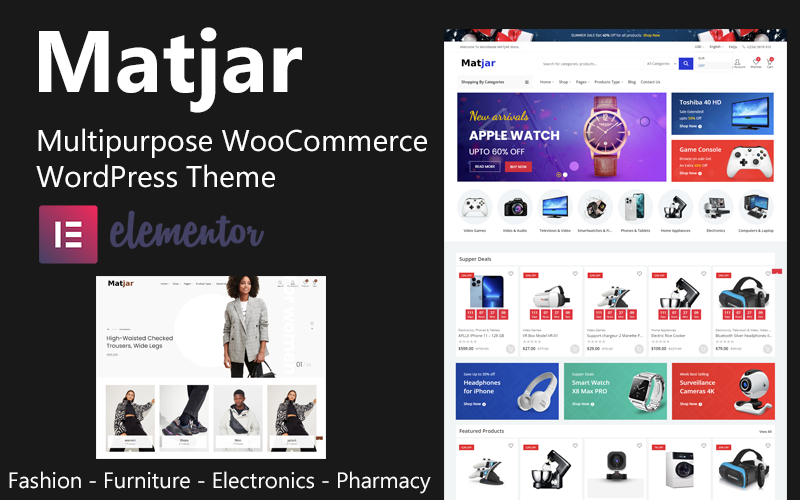 Matjar - 多用途 WooCommerce WordPress 主题