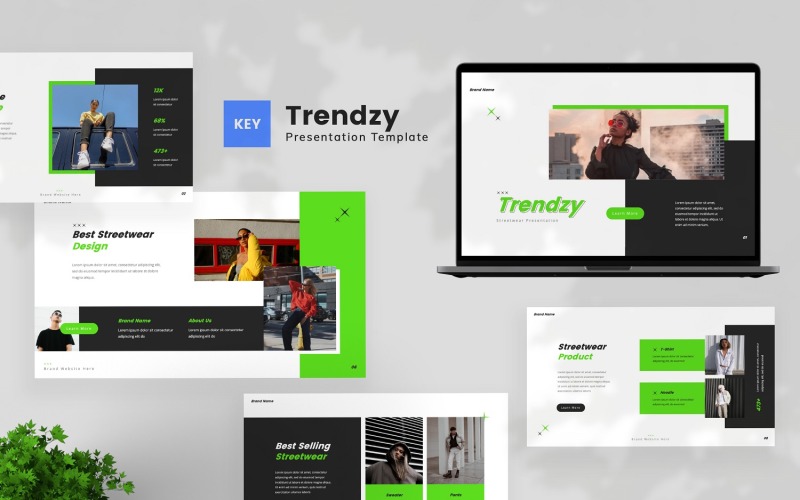 Trendzy—城市时尚Keynote模板