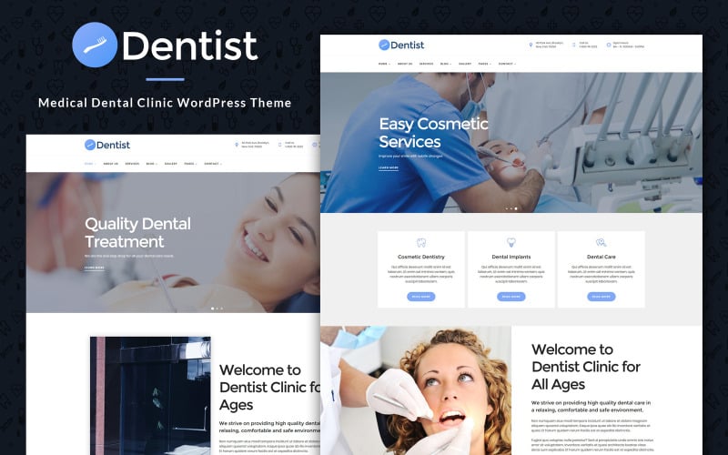 Dentist - Dental Medical Clinic WordPress Theme