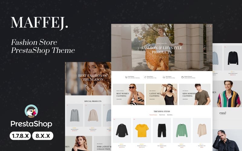 Thème PrestaShop Maffej Mode et Accessoires