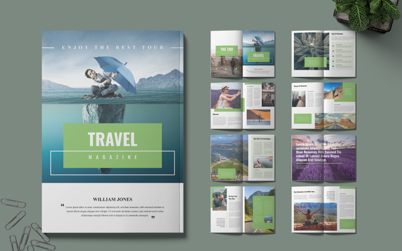 Travel Magazin Design 2024