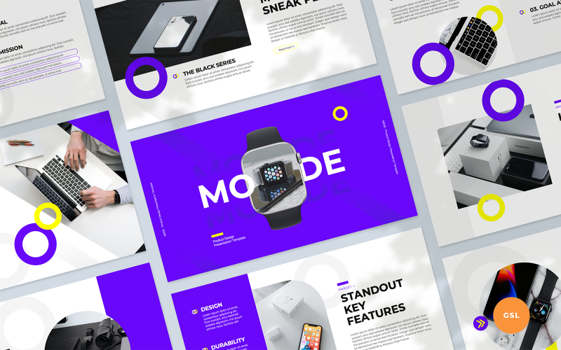 Mode - Modello di presentazione di Google per la progettazione del prodotto