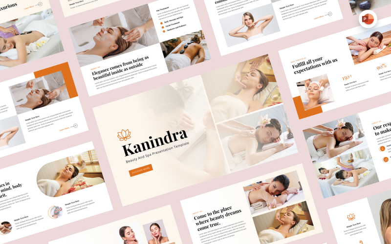 Kanindra - Beauty & Spa Шаблон PowerPoint