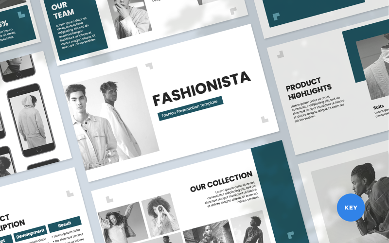 Fashionista - Fashion Brand Keynote Presentation Template