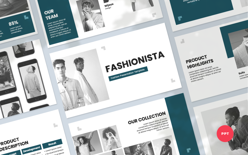 Fashionista - Fashion Brand Презентація PowerPoint