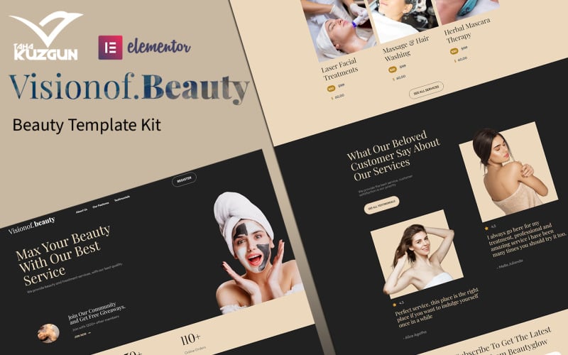 Beauty Elementor Vision Kit