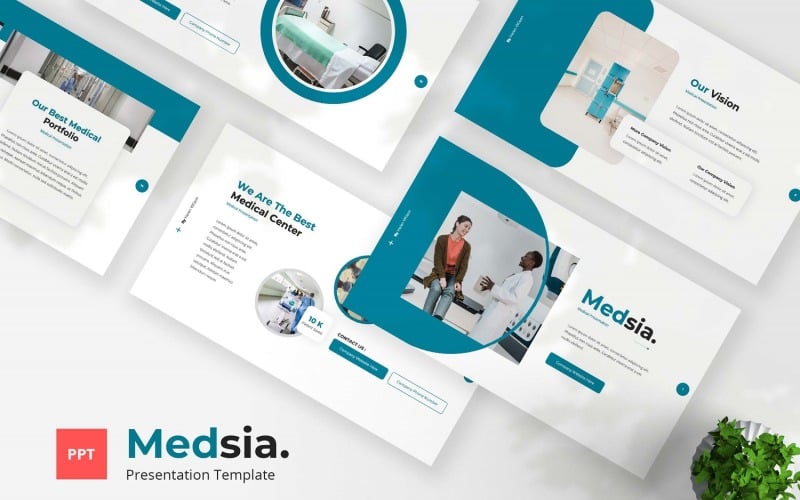 Medsia — Medizinische Powerpoint-Vorlage