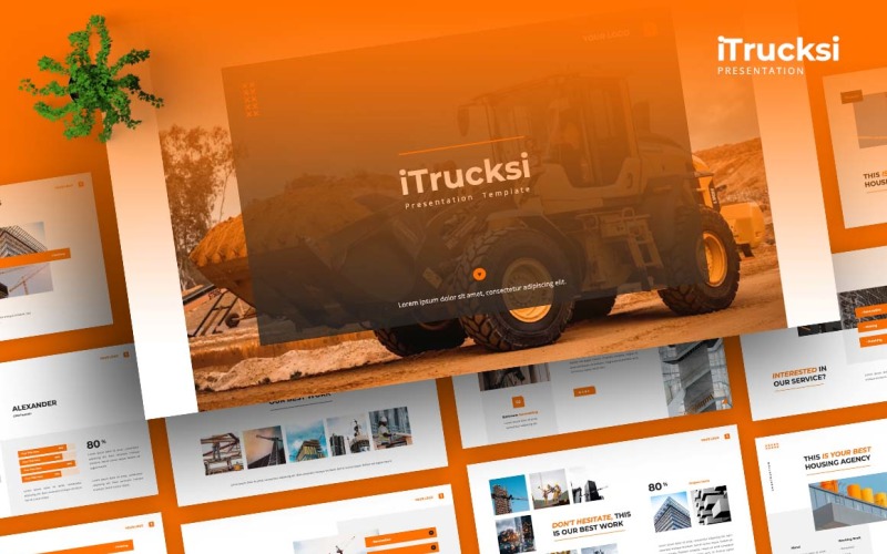 iTrucksi - Construction Google Slides