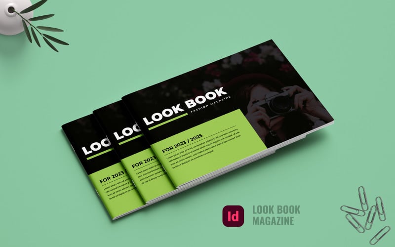 LookBook tijdschrift sjabloonontwerp