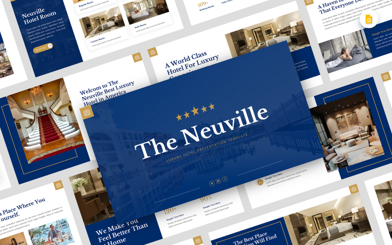 The Neuville - Google豪华酒店幻灯片模板