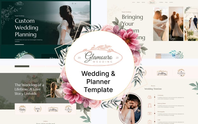 Glamoure - Wedding & 规划师HTML5模板