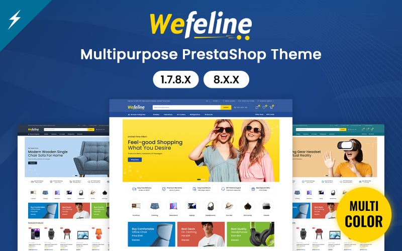 Wefeline -电子和多功能PrestaShop主题