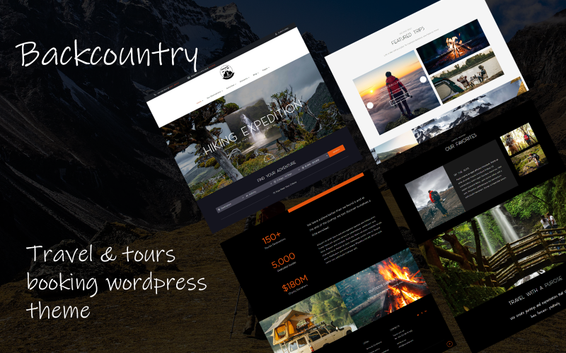 Wycieczki backcountry i podróże Motyw WordPress