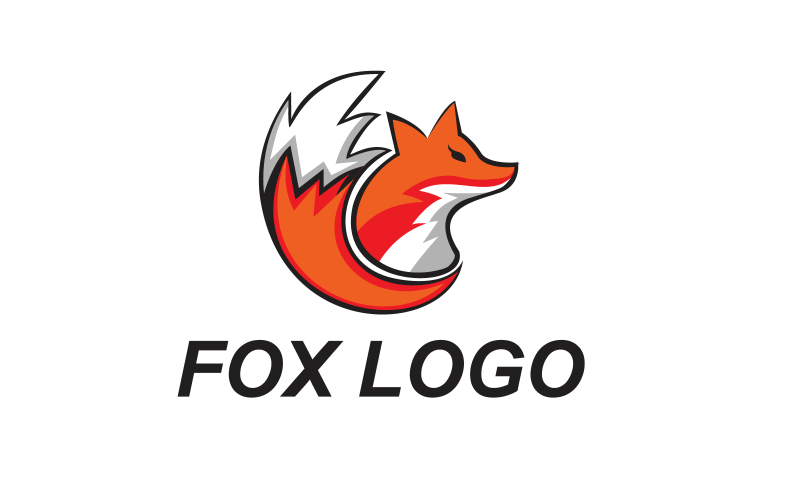Fox Logo Moderno Minimalista