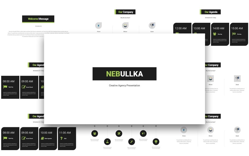 Nebullka公司keynote模板