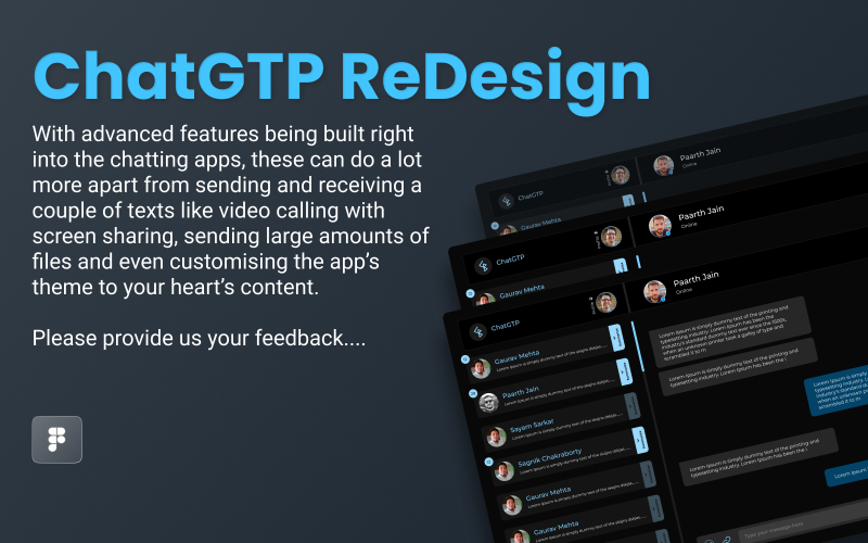 Chat GPT - Webapp Design Template