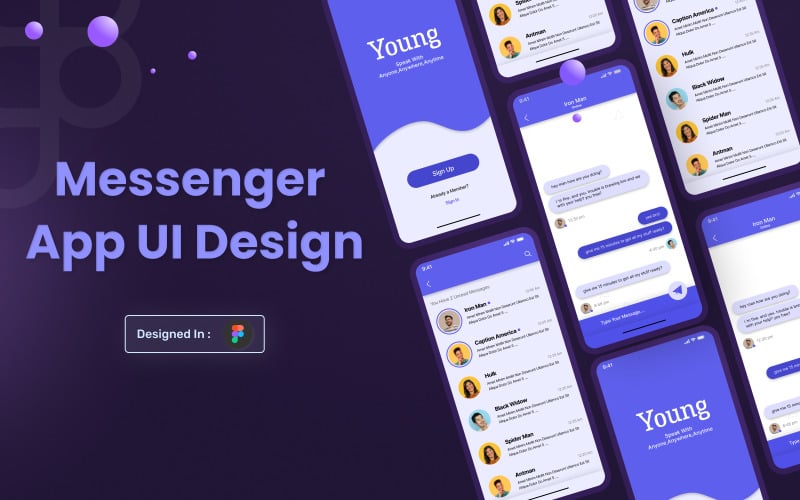 Messenger应用UI设计
