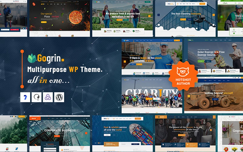 Gogrin - Çok Amaçlı Duyarlı WordPress Teması