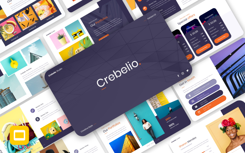 Crebelio – Yaratıcı İşletme Google Slayt Şablonu