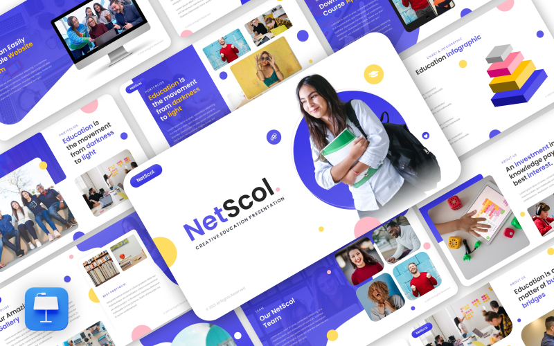 NetScol - Modello di Keynote per l'educazione creativa