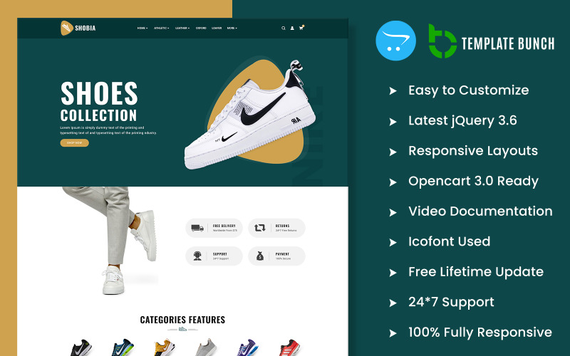 Shobia — responsywny motyw OpenCart dla eCommerce