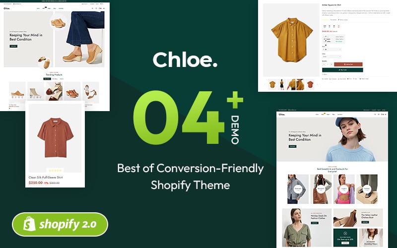 Chloe - Clothing & 时尚响应Shopify 2.0 Theme