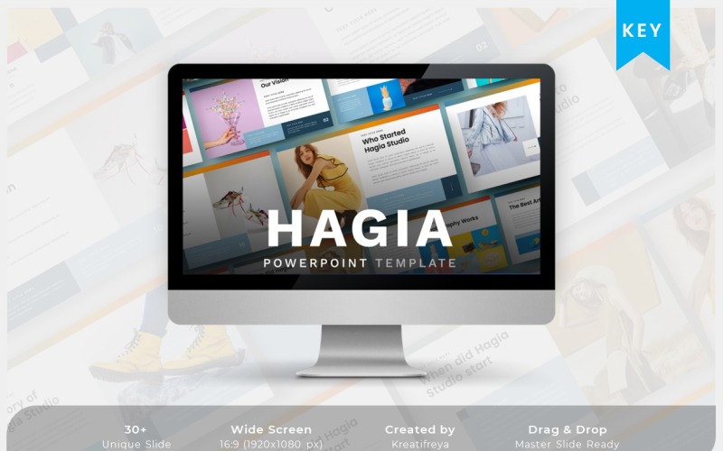 Hagia - Keynote creatieve zakelijke presentatiesjabloon