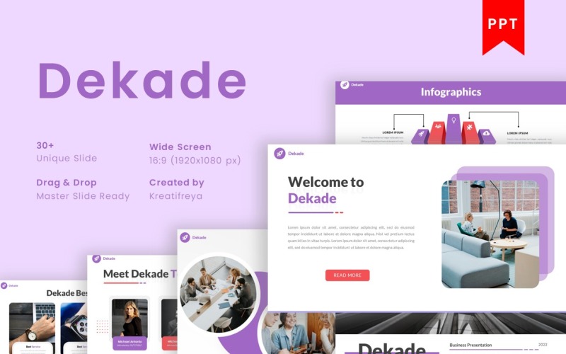 DEKADE - PowerPoint Presentation Template