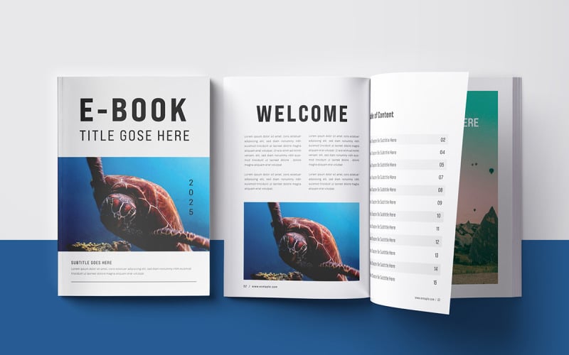 Trave eBook Template Design