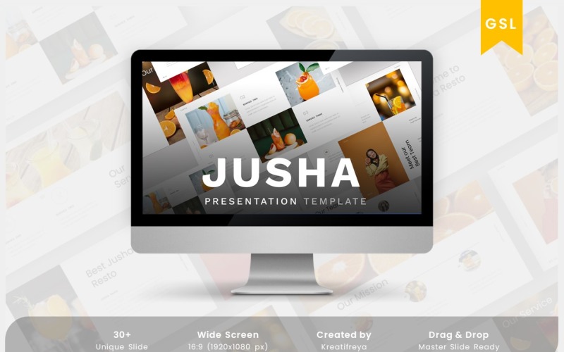 Jusha - Google Slide Creative Mall