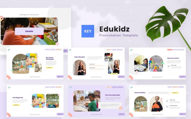 Edukidz — Modèle de présentation pour la maternelle