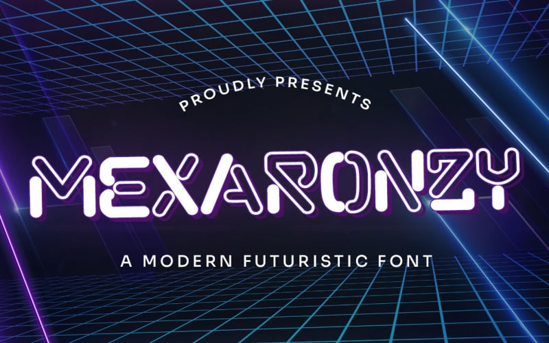 Mexaronzy现代未来-字体