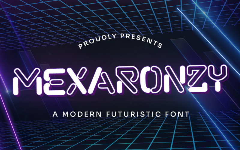 Mexaronzy Modern Future - Lettertype