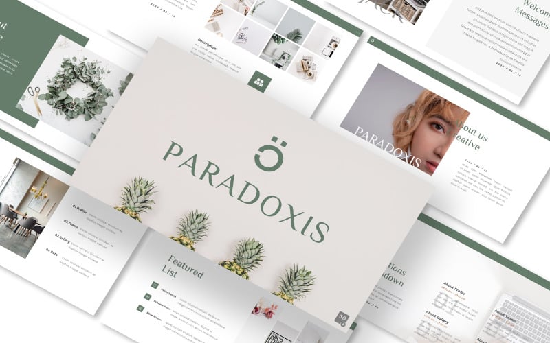 Шаблон Google Slides компании Paradoxis