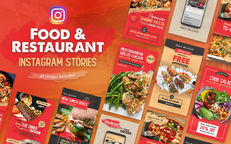 Food and Restaurant Instagram Stories