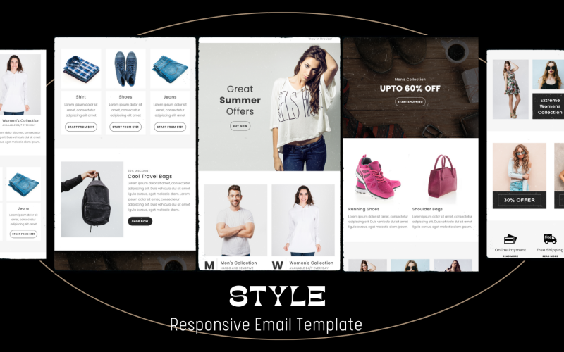 Estilo – Modelo de Email Responsivo Multifuncional