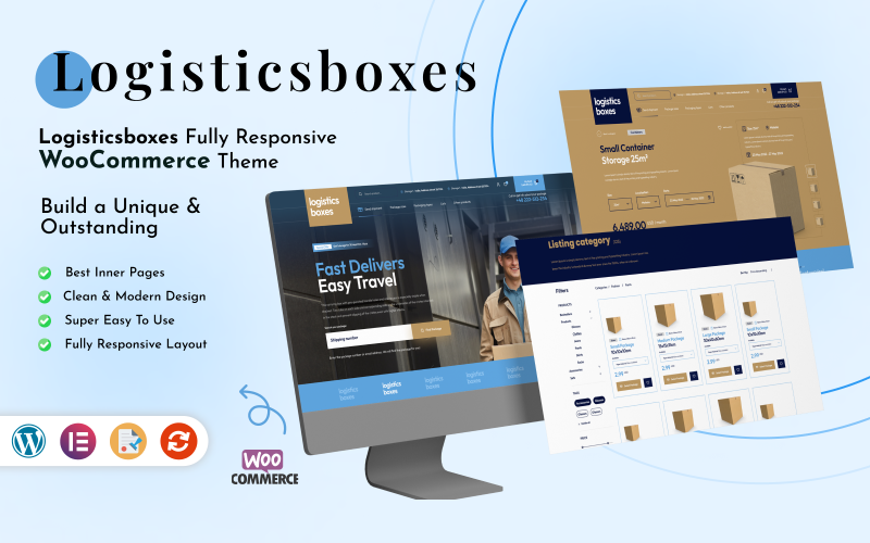 LogisticsBoxes - Entrega perfecta - El tema definitivo de WooCommerce