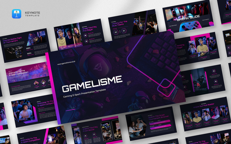 Gamelisme -游戏电子竞技主题模板