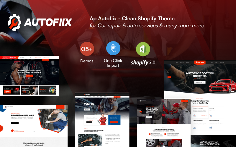 Ap Autofiix - Tema de Shopify para reparación de automóviles y servicios de automóviles