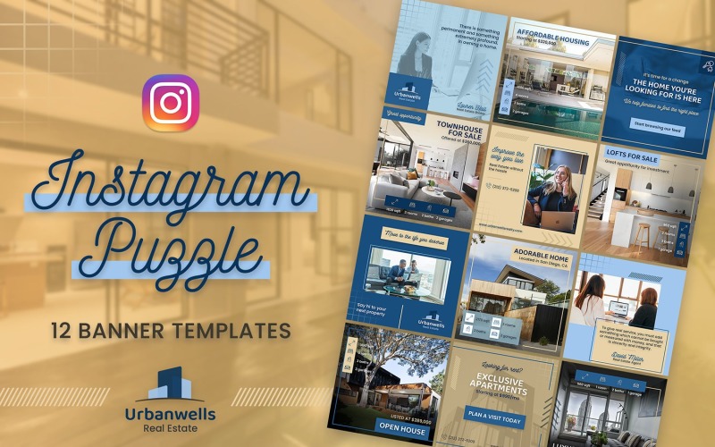 Instagram Puzzle pro nemovitosti