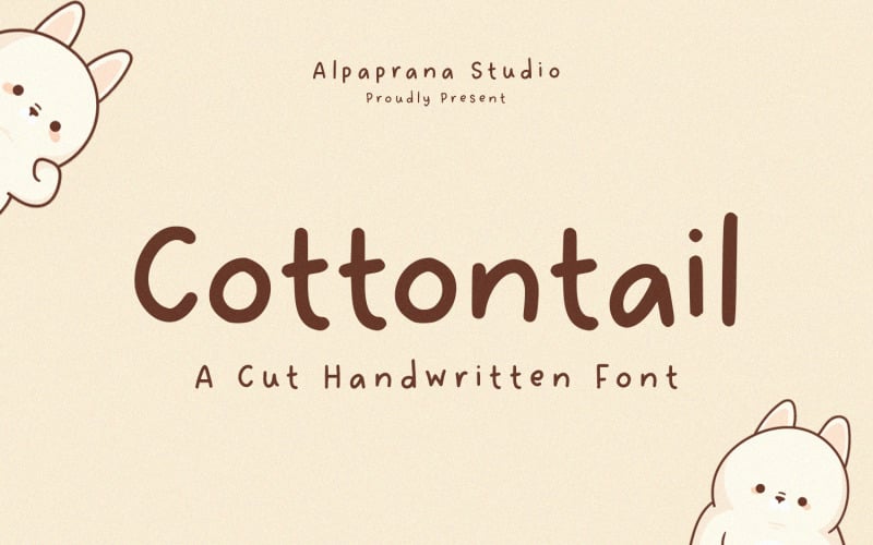 Cottontail – Kézzel írt betűtípus