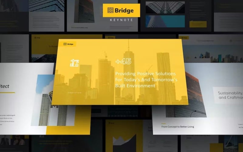 桥梁-建筑师 & 开发者主题演讲模板