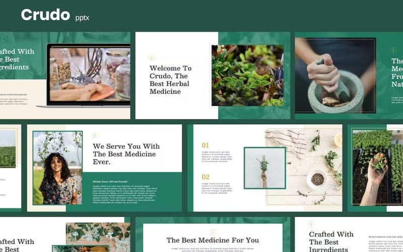 Byra - Style de vie à base de plantes et sain Powerpoint