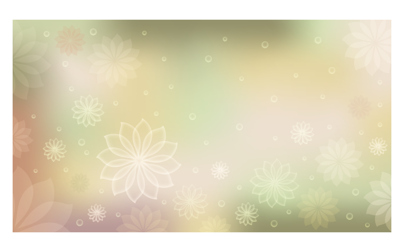 花卉背景图像14400x8100px绿色配色方案与水晶花