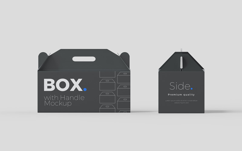 Box with handle Mockups Vol 06