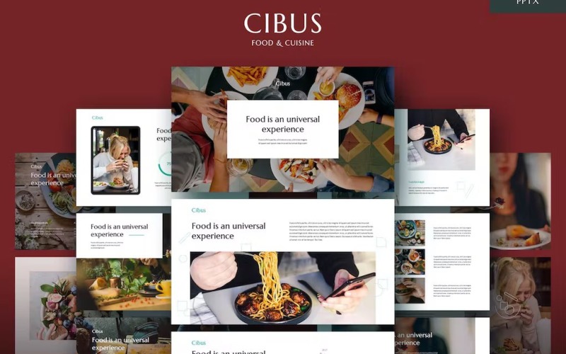 CIBUS - Modello Powerpoint a tema culinario